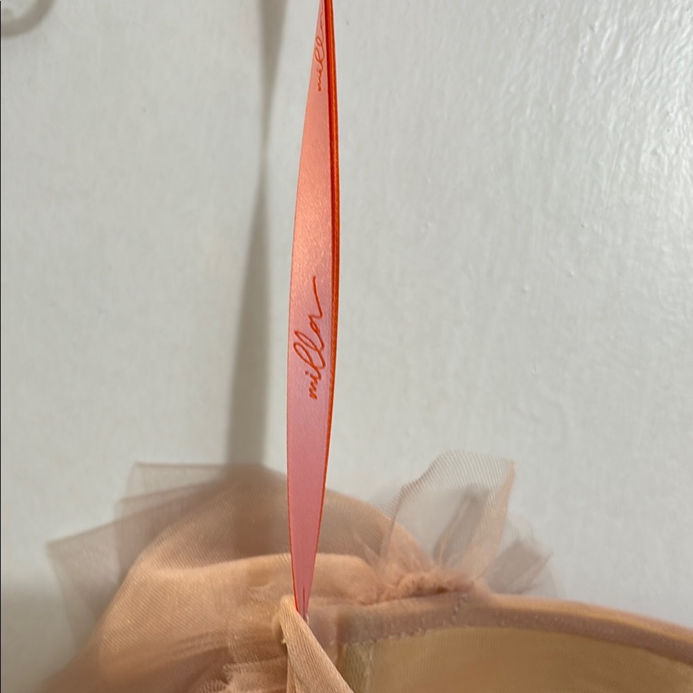 Strapless Tulle Ball Gown Dress in Blush - Picture 5 of 8